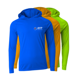 Premium Hooded T-Shirt Long Sleeve Performance – Dry-Fit Polyester - Custom