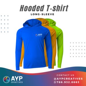 Hooded T-Shirt Long Sleeve (Premium)