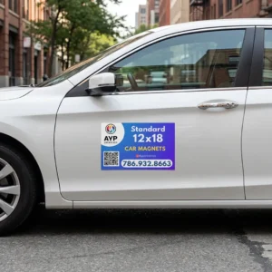 Custom Car Magnets 12" x 18" (2-Pack)